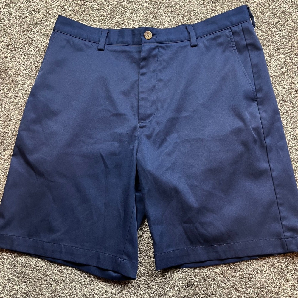 Vineyard Vines Links Golf Shorts Mens 35 Blue Performance Stretch Summer